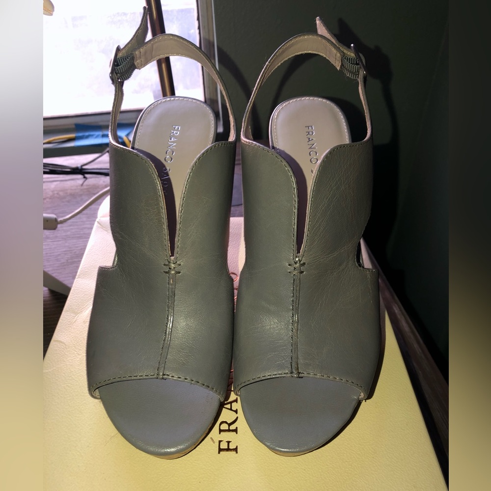 Franco Sarto Gray Wedge Heel size 9